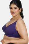 Zivame True Curv Single Layered Wired 3/4th Coverage Sag Lift Bra - Parachute Purple — thumbnail 3
